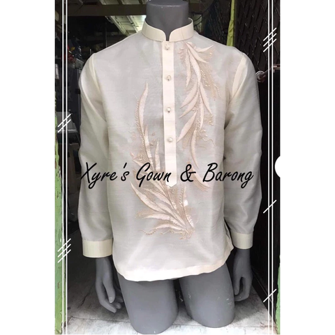 Barong Tagalog with Lining/ Piña Organza/ Not Shiny