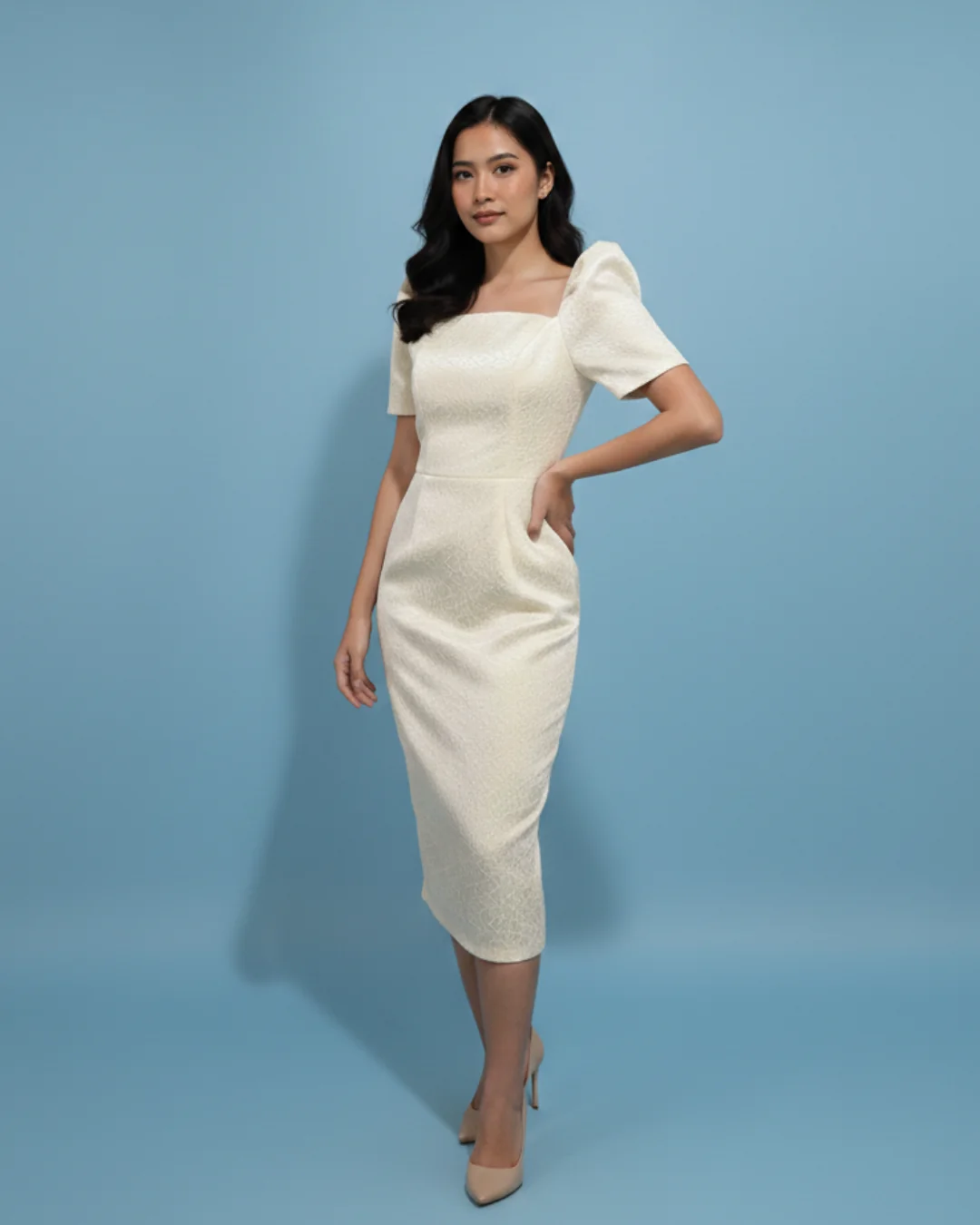 Lace Filipiniana Dress